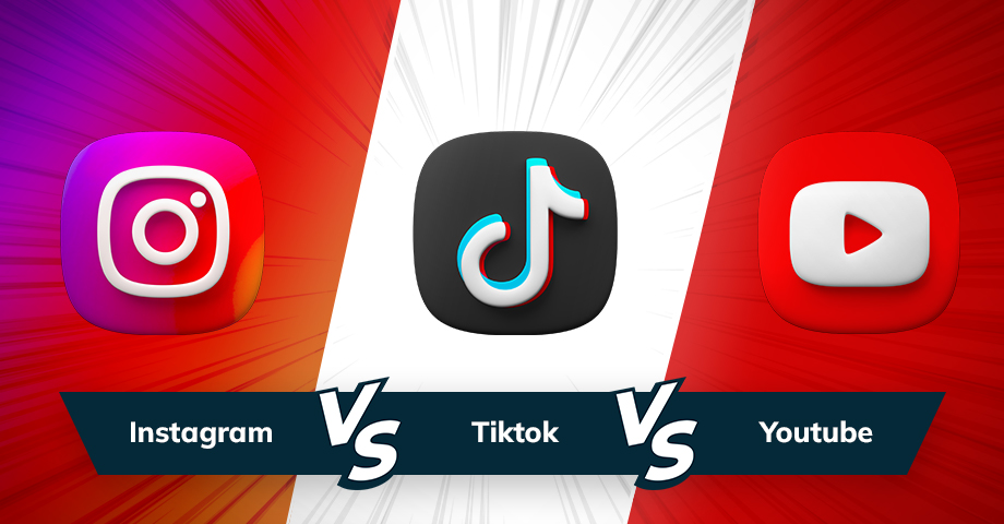 Battle of the Social Media Platforms: Instagram vs YouTube vs TikTok for Business